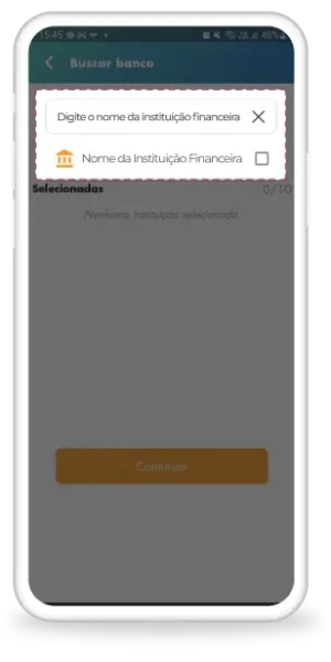 06: Autorize a instituição indicada pela nossa equipe.