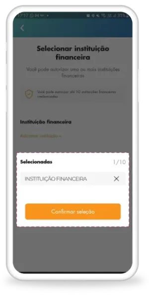 07: Confirme sua seleção.