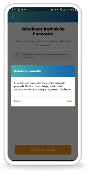 08: Autorize a consulta do seu FGTS.